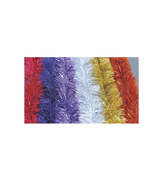 Łańcuch choinkowy 5cm/2m fuksja