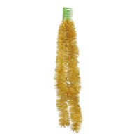 Łańcuch choinkowy 7cm/2m złoty