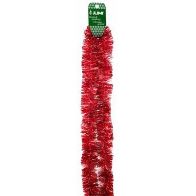 Łańcuch choinkowy 7cm/2m czerwony