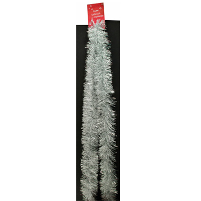 Łańcuch choinkowy 7cm/2m biały-opalizujący