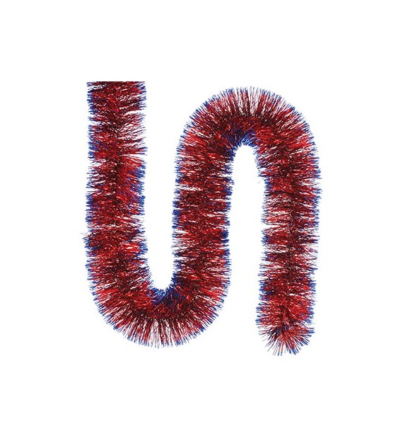 Łańcuch choinkowy 10cm/2m czer