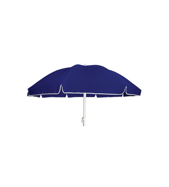 Parasol polyester tkanina 240cm, 8 drutów, łamany, granatowy