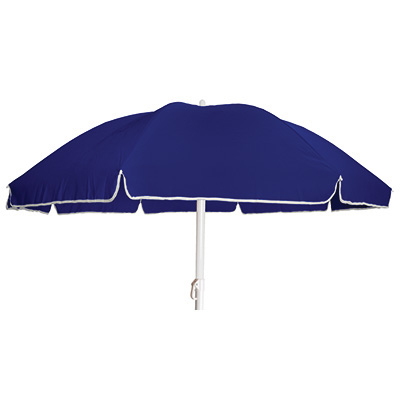 Parasol polyester tkanina 240cm, 8 drutów, łamany, granatowy