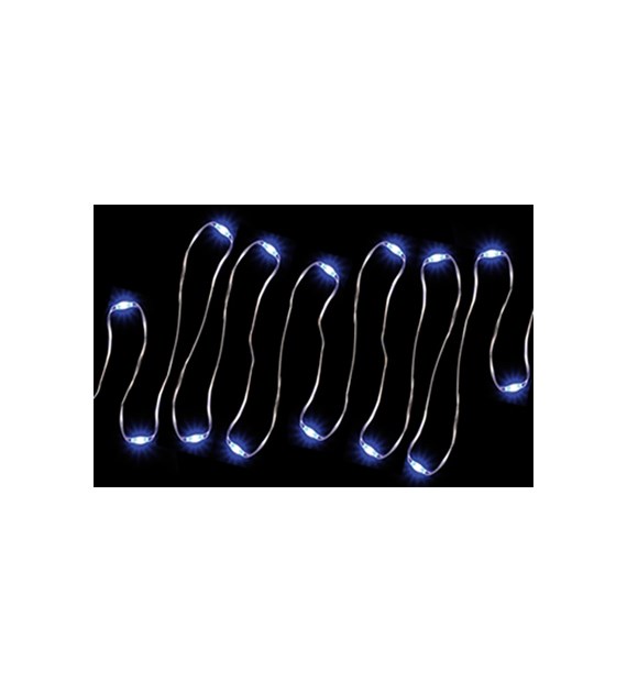 Girlanda 20 miniLED, gwiazdki, multikolor, baterie 3xAA, wewnętrzna