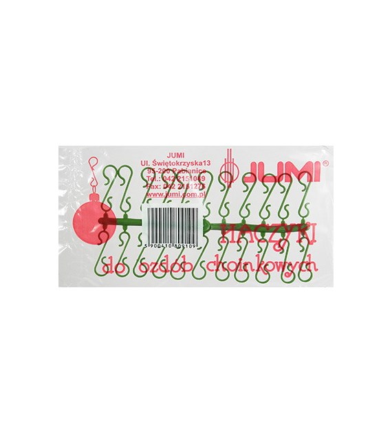 Haczyki plastik zielone