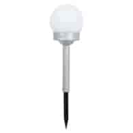 Lampa solarna - kula plastikowa 10cm, 
1LED biały