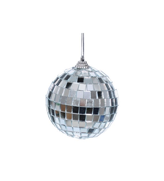 Bombka z efektem DISCO, 6cm, srebrny