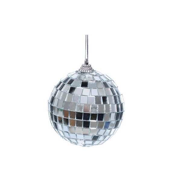 Bombka z efektem DISCO, 6cm, srebrny