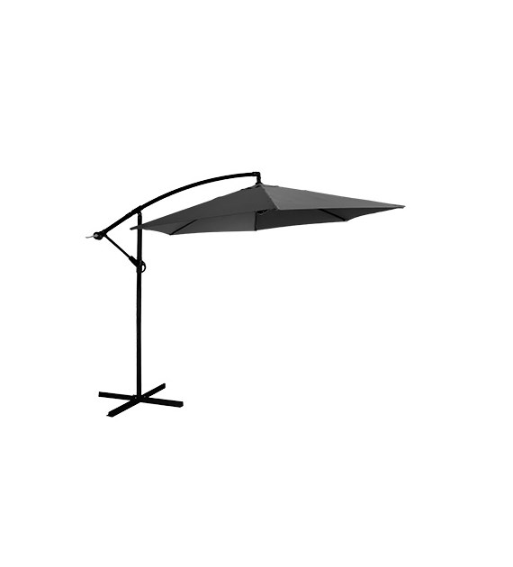 Parasol na wysięgniku, tkanina 3m, poliester, z podstawą grafitowy