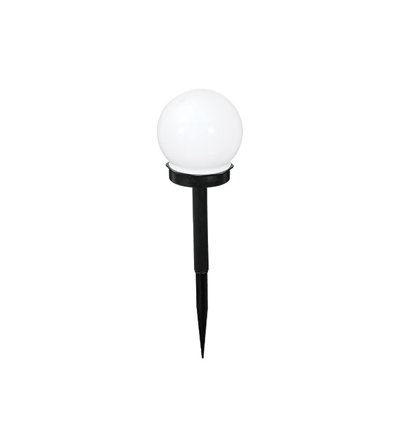 Lampa solarna kula, 1LED, z.biały, 34x10x10cm