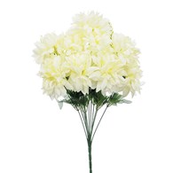 Bukiet 11 chryzantem, 57cm, kremowy