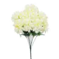 Bukiet 11 chryzantem, 57cm, kremowy