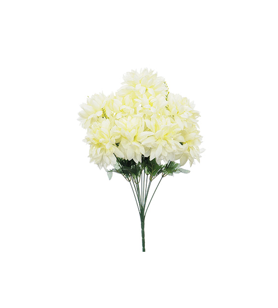 Bukiet 11 chryzantem, 57cm, kremowy