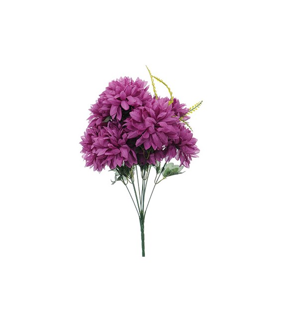 Bukiet 11 chryzantem, 57cm, fioletowy