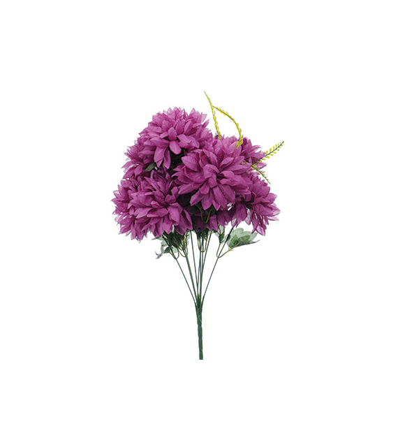 Bukiet 11 chryzantem, 57cm, fioletowy