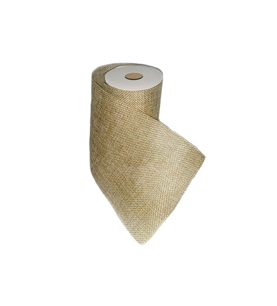 Wstążka z juty 11,3cm x 4m, naturalny