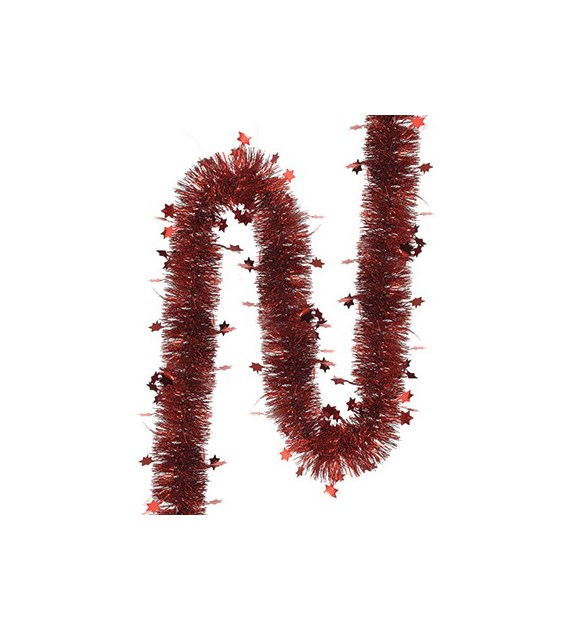 Łańcuch choinkowy z aplikacją - gwiazdka 70mm x 3m