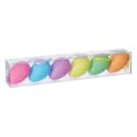 Jajka brokatowe styropianowe 6cm/6 szt.