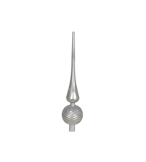 Czub plastikowy dekorowany brokatem 30cm