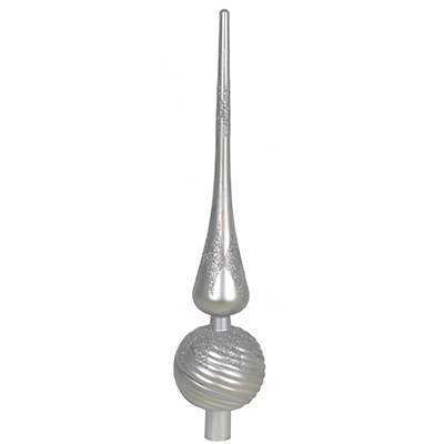 Czub plastikowy dekorowany brokatem 30cm