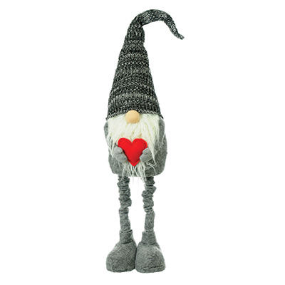 Skrzat Na Teleskopowych Nogach, 75/96CM, Chłopiec - Szary