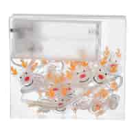 Girlanda 10 miniLED, renifery, ciepły biały, baterie 3xAA, wewnętrzna