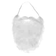 Broda św.Mikołaja 23cm biały