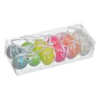 Jajka plastikowe opalizujące 4cm/12 szt
