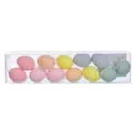 Jajka plastikowe matowe pastelowe 4cm/12 szt