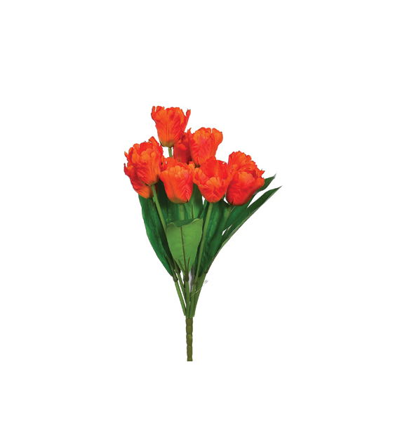Bukiet 9 tulipanów, 44cm, czerwony