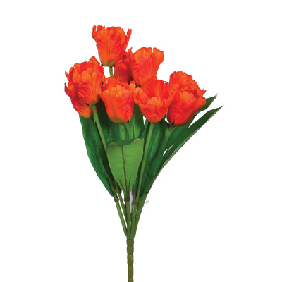 Bukiet 9 tulipanów, 44cm, czerwony