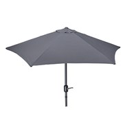 Parasol 270cm do zestawu FIESTA tkanina szara