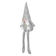 Skrzat z materiału z wiszącymi nogami, 55cm, szary, do postawienia