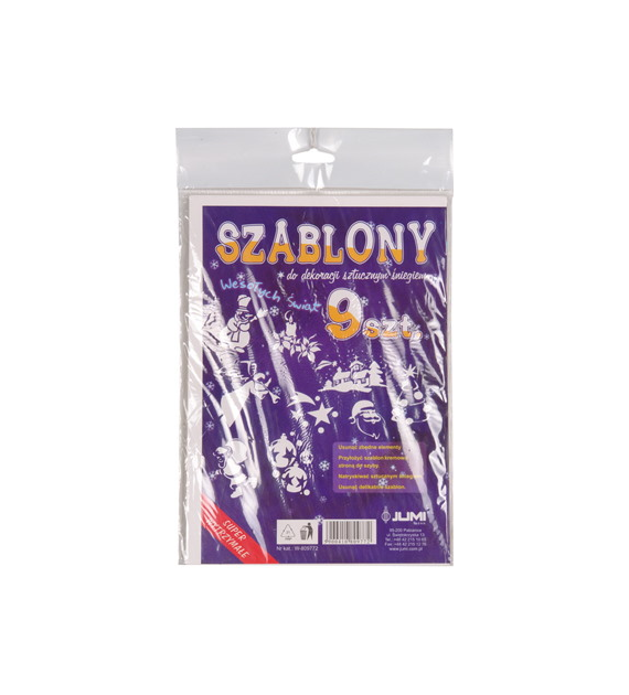 Szablony 9 szt.