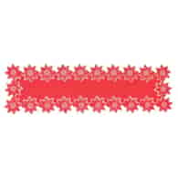 Bieżnik z filcu 30x100x0,3cm 560g/m2 czerwony