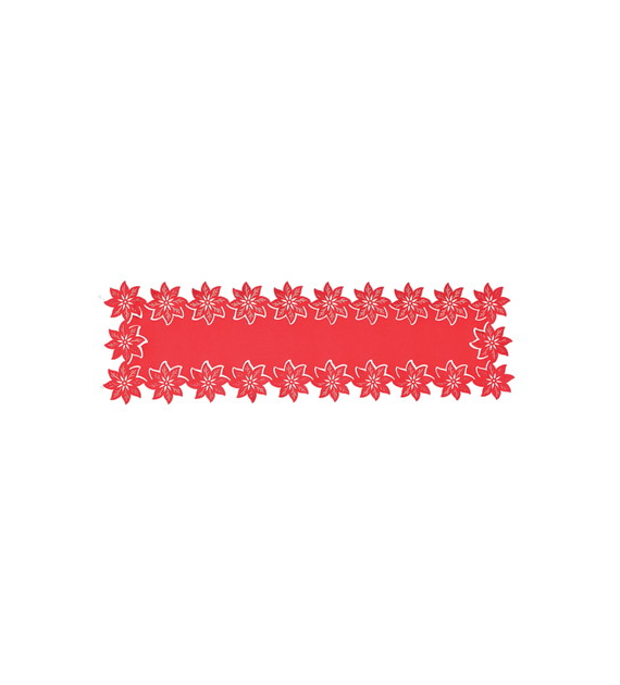 Bieżnik z filcu 30x100x0,3cm 560g/m2 czerwony