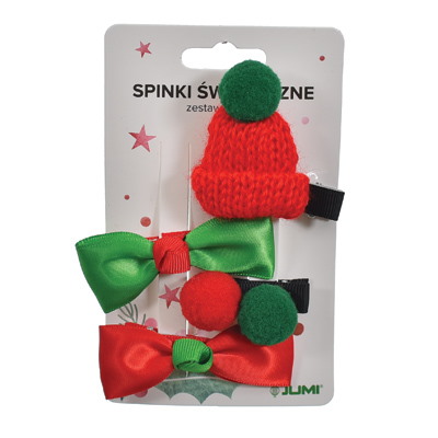 Spinki świąteczne - zestaw 4szt.