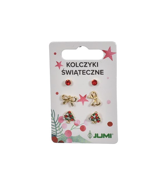 Kolczyki świąteczne 3set