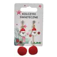Kolczyki świąteczne 1zestaw