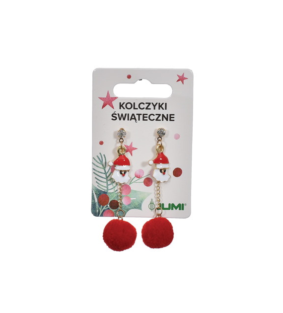 Kolczyki świąteczne 1zestaw
