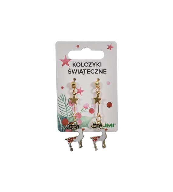 Kolczyki świąteczne 1zestaw