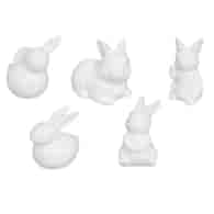 Ceramiczne zajączki małe 5-6cm, do postawienia
