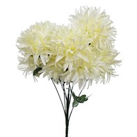 Bukiet 9 chryzantem, 55cm, kremowy