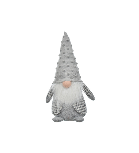Skrzat z materiału w marynarce, 30cm, szary, do postawienia