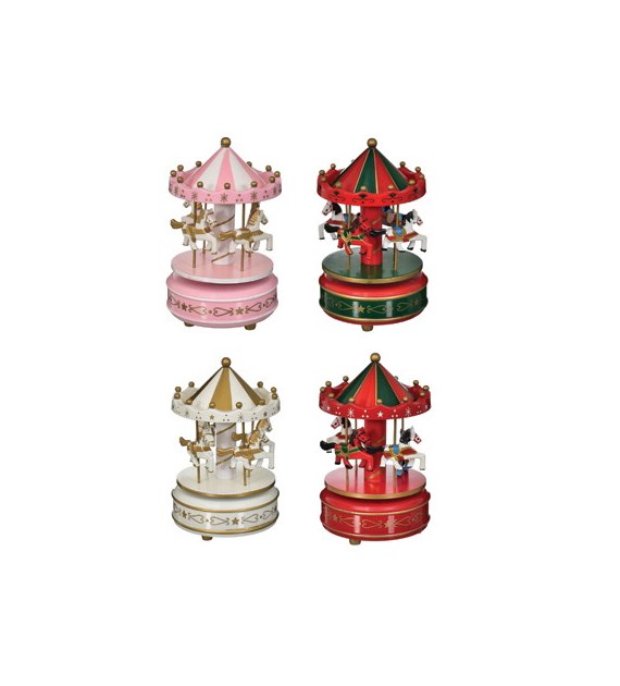 Pozytywka karuzela na baterie ( nie zawiera), mix kolorów