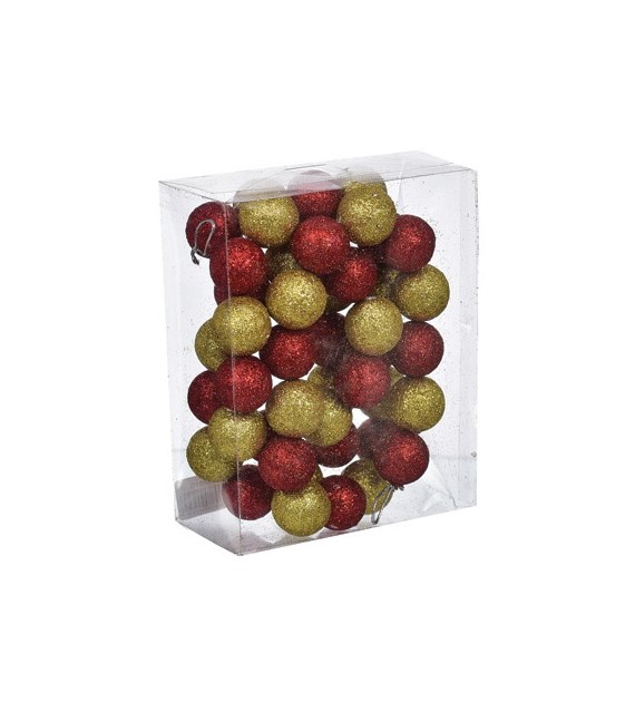 Girlanda z bombek  łańcuch 120cm mix kolorów