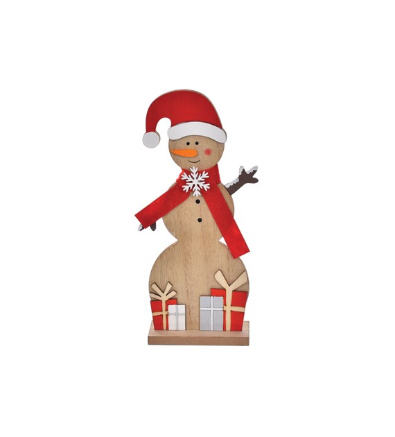 Bałwan drewniany do post.