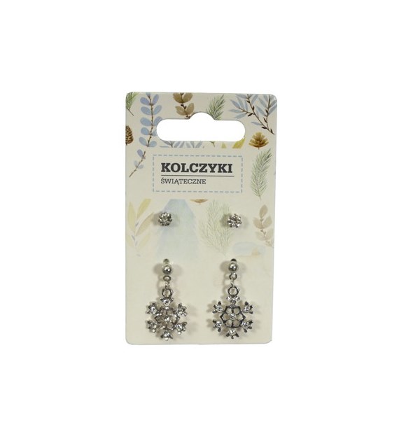 Kolczyki świąteczne 2set