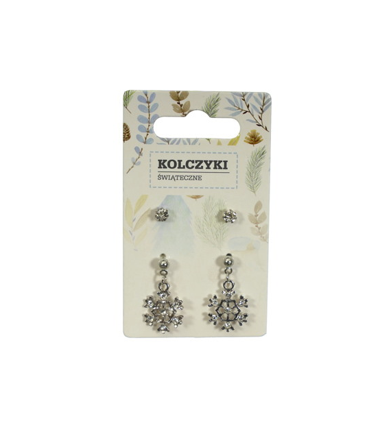 Kolczyki świąteczne 2set