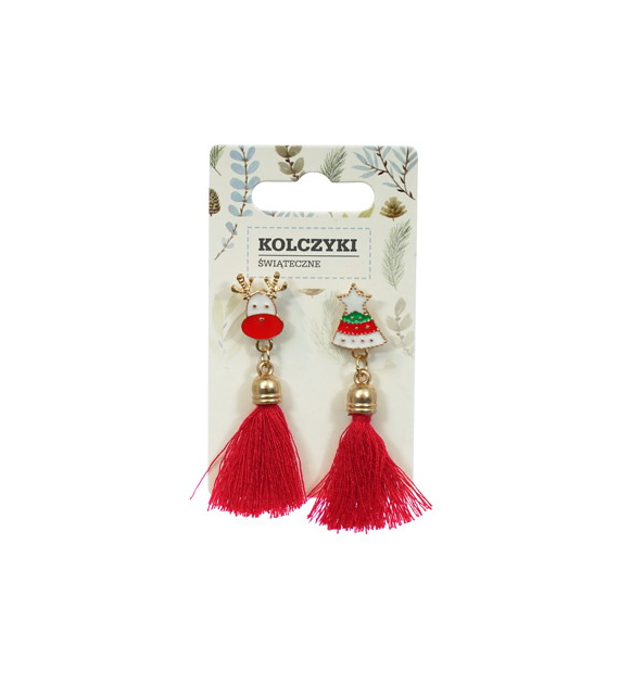 Kolczyki świąteczne 1set